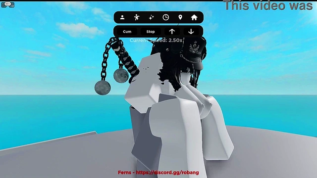 Emo slut gets fuck hard in roblox condo