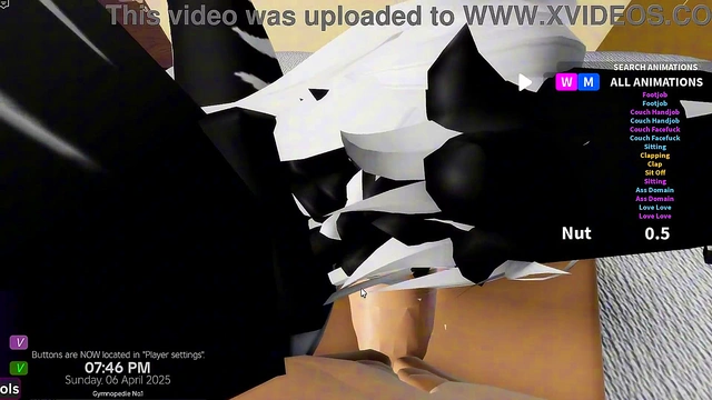 Cute subscriber furry asked me to fuck her in roblox condo