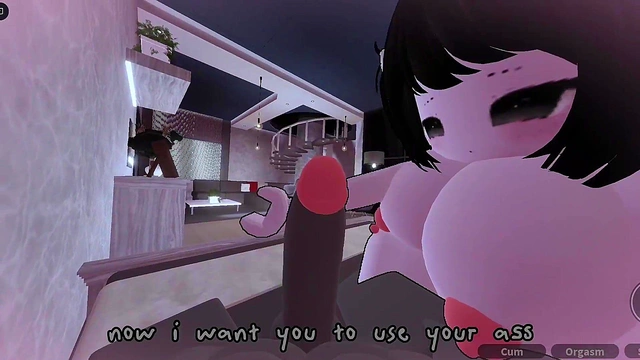 fucking a plump girl with a cute face (roblox condo)