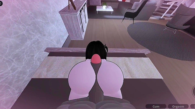 fucking a plump girl with a cute face (roblox condo)