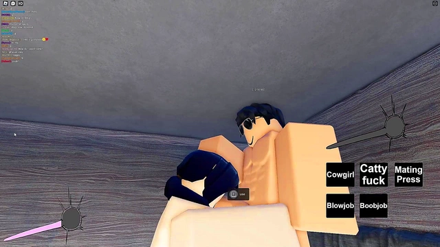 Slutty roblox girl gets fucked