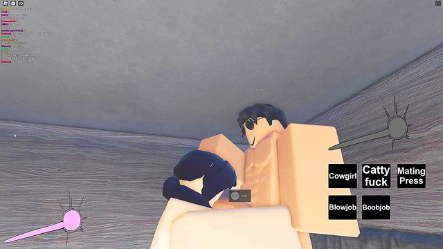 Slutty roblox girl gets fucked