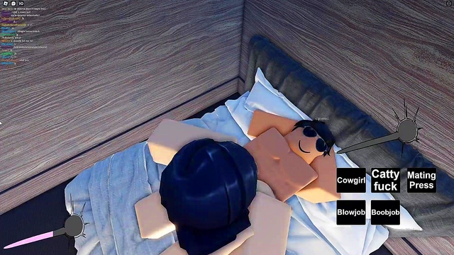 Slutty roblox girl gets fucked