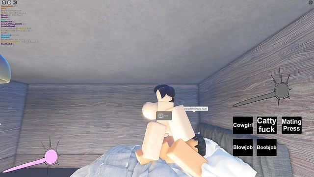 Slutty roblox girl gets fucked