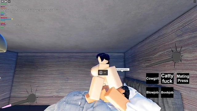 Slutty roblox girl gets fucked