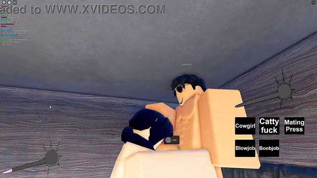 Slutty roblox girl gets fucked