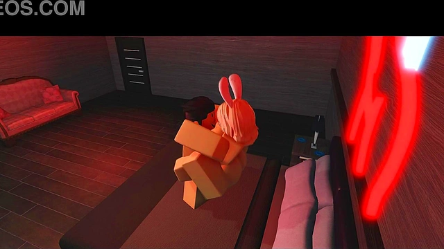 ROBLOX PORN | Pounding the fuck out of my bunny slut
