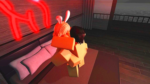ROBLOX PORN | Pounding the fuck out of my bunny slut
