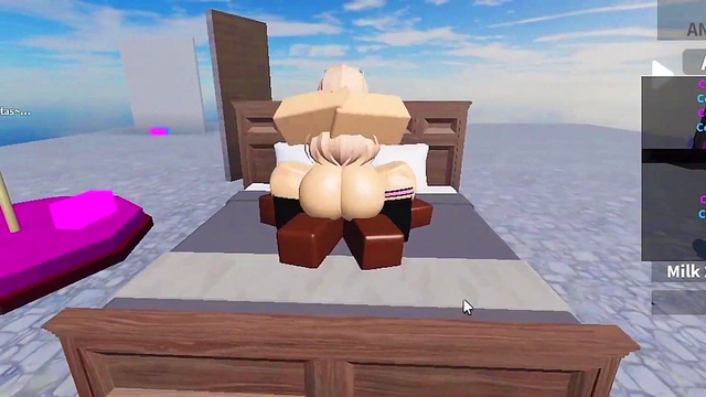 White girl from Roblox meets a BBC (it ends badly)