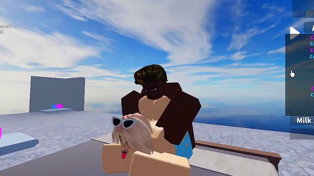 White girl from Roblox meets a BBC (it ends badly)