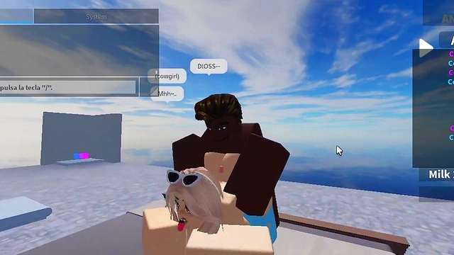 White girl from Roblox meets a BBC (it ends badly)