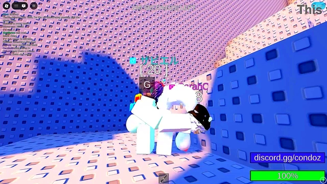 Dumb furry gets fucked in a Roblox condo