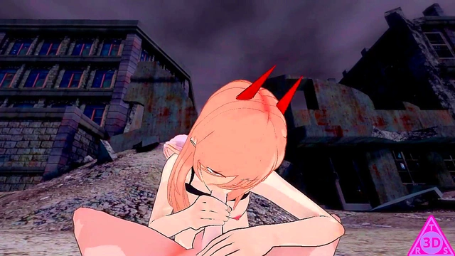 Denji Powers Up for Wild Blowjob Action in Uncensored Roblox Hentai Gameplay