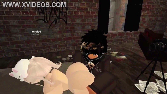 Cute girl landlord gets destroyed by BBC on ROBLOX