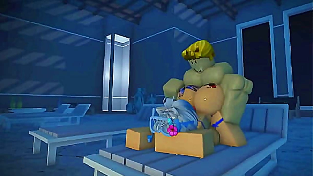 Roblox slut gets fucked rough and hard by BWC