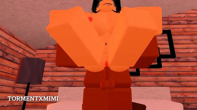 (Roblox) Busty Girl fucks her Bf