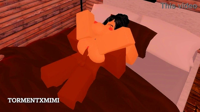 (Roblox) Busty Girl fucks her Bf