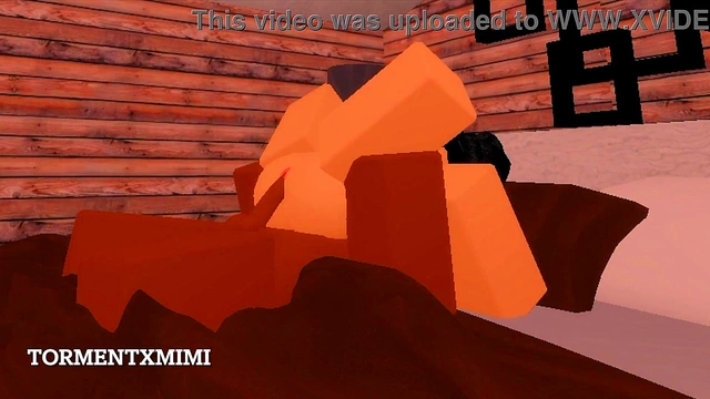 (Roblox) Busty Girl fucks her Bf