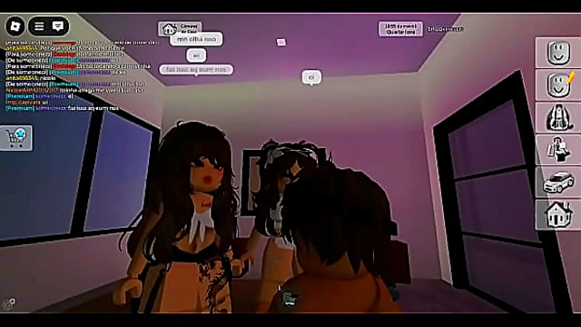 prostitute friends fuck him in roblox brookhaven in sexual threesome