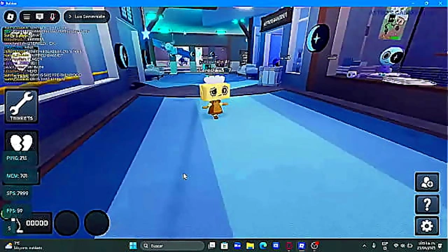 Massacring people in a lame dandy's world fangame on roblox