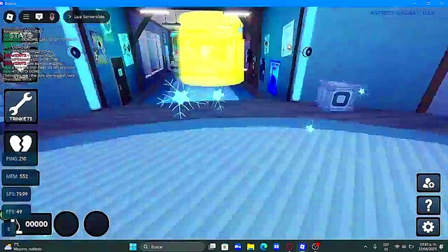 Massacring people in a lame dandy's world fangame on roblox