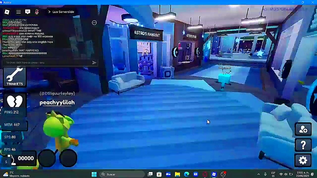 Massacring people in a lame dandy's world fangame on roblox