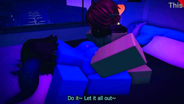 Goblin gets seduced by a slutty elf