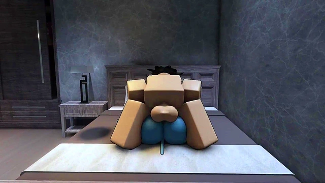 Having rough Roblox sex with hot demon