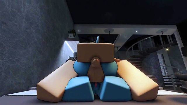 Having rough Roblox sex with hot demon