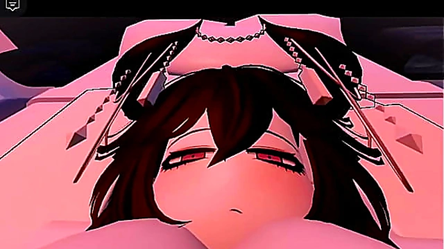 Fucking a fierce shark girl (Roblox Condo)