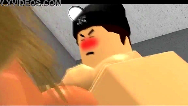 Roblox guy fucking a big tits girl