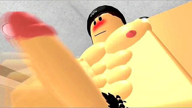 Roblox guy fucking a big tits girl