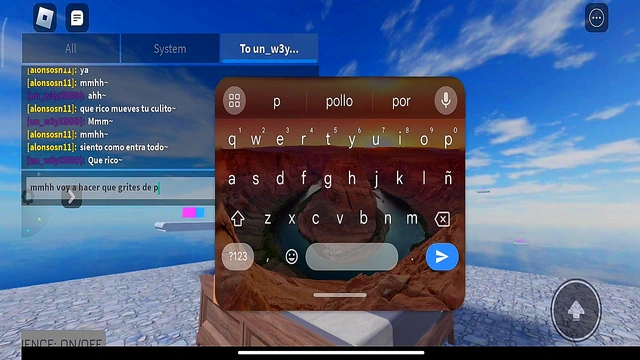 Fucking with a whore in roblox