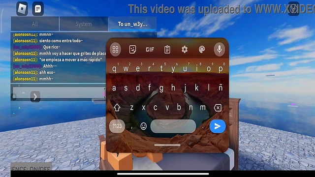 Fucking with a whore in roblox