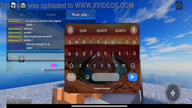 Fucking with a whore in roblox