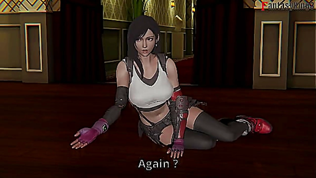 Tifa Lockhart blowjob surprise