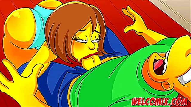 Fucking the hot StepMother-in-law! Simptoons'Simpsons porn