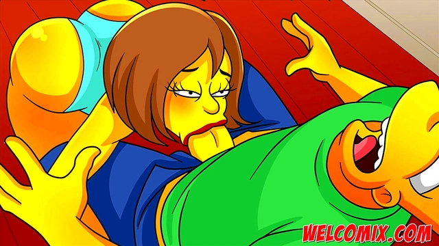 Fucking the hot StepMother-in-law! Simptoons'Simpsons porn