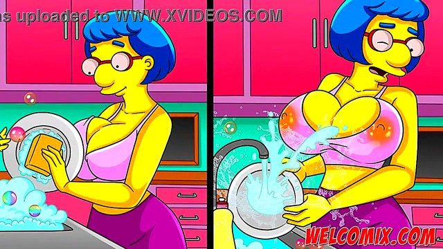 Barty fucking his friend's StepMother - The Simptoons Simpsons porn