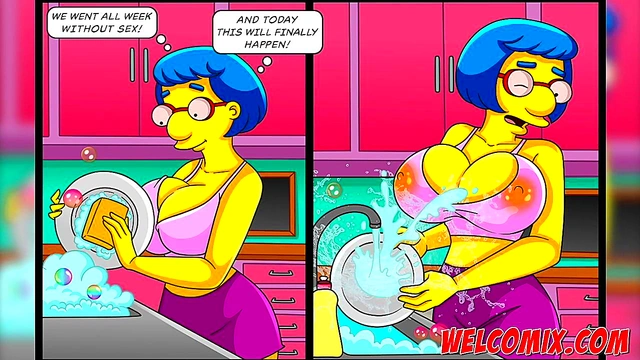 Barty fucking his friend's StepMother - The Simptoons Simpsons porn