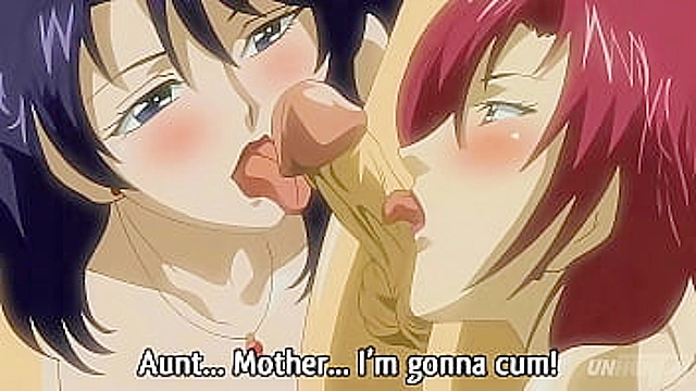 Crazy Step Mom and Aunt Take on the Innocent Boy - Hentai Uncensored [Subtitled]
