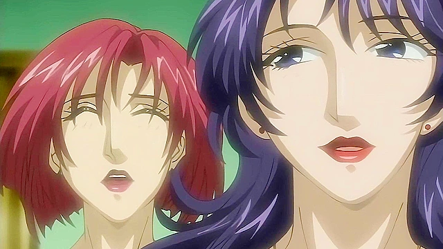 Crazy Step Mom and Aunt Take on the Innocent Boy - Hentai Uncensored [Subtitled]