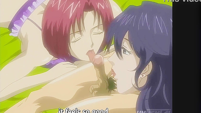 Crazy Step Mom and Aunt Take on the Innocent Boy - Hentai Uncensored [Subtitled]