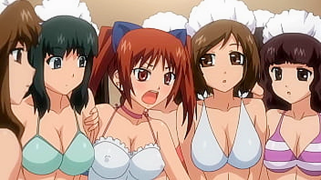 Teen Orgy at the Public Pool! Hentai Action Packed [Subtitled]