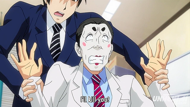 Hentai MILF Gets Her Tits Manhandled by Doctor Right in Front of Gaping Husband [Uncensored] [Subtitled]