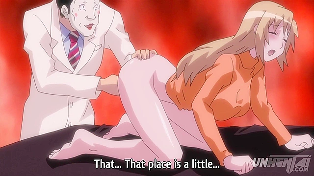 Hentai MILF Gets Her Tits Manhandled by Doctor Right in Front of Gaping Husband [Uncensored] [Subtitled]