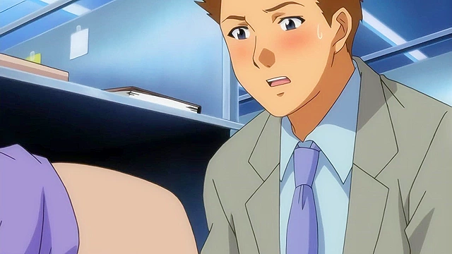 Horny MILF Secretary Sucks Her Boss’s Dick in Naughty Hentai Office Scene