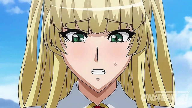 Teen Squirting in Public, Hentai Style with Subtitles, Damn!