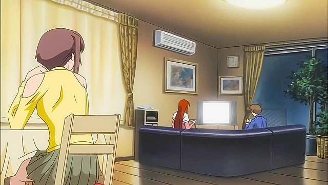 Step Mom Sucks Dick and Breastfeeds Fucked Up Teen in Uncensored Hentai Action