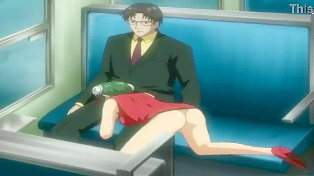 Busty Japanese Teen Gets Handled Rough on the Train [Uncensored Hentai]